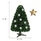 Costway 3FT Pre-Lit Fiber Optic Christmas Tree Multicolor Lights
